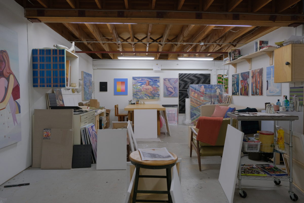 Studio-Kate Metten's studio at 1654 Franklin St