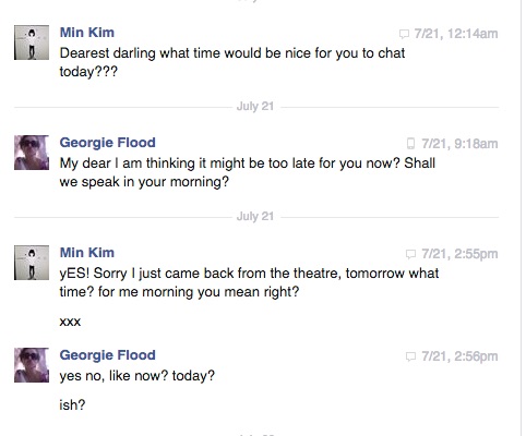 Georgie and Min image