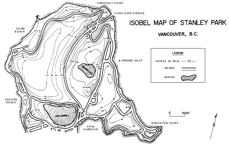 Isobel map of Stanley Park