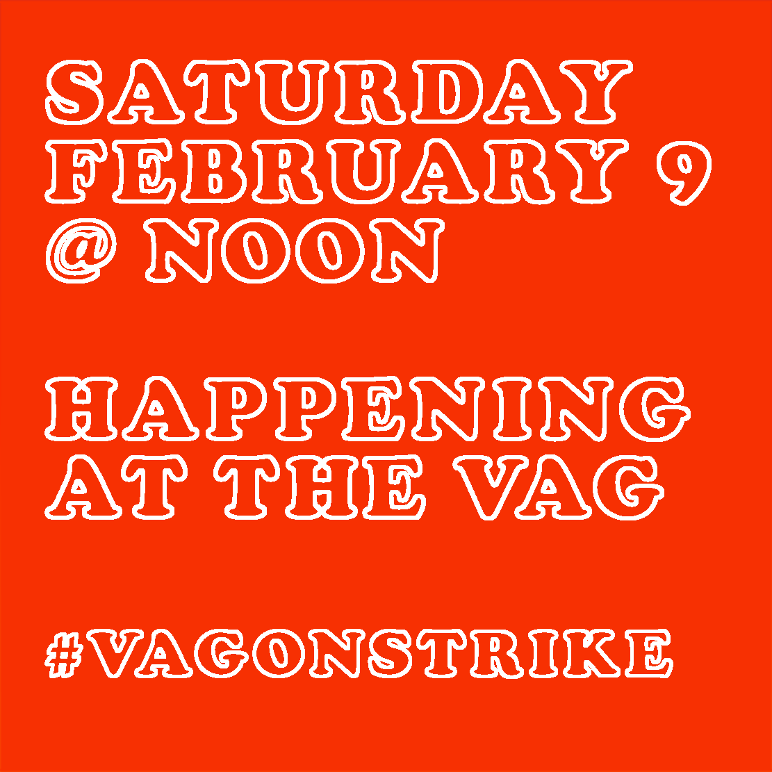 Library closed in solidarity with #VAGONSTRIKE