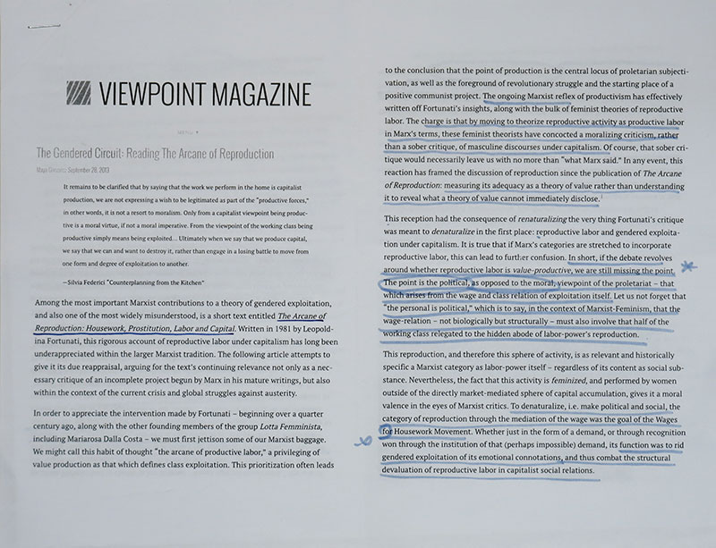 The Gendered Circuit: Reading The Arcane of Reproduction