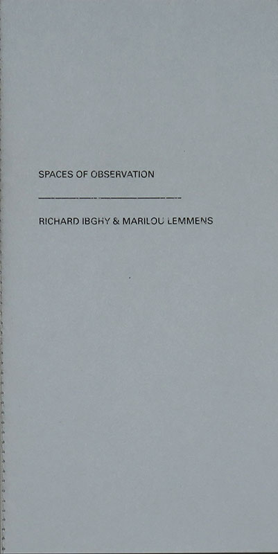 Spaces of Observation