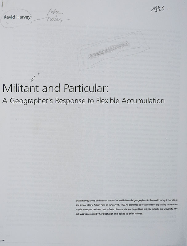 Militant and Particular: A Geographer's Response to Flexible Accumulation