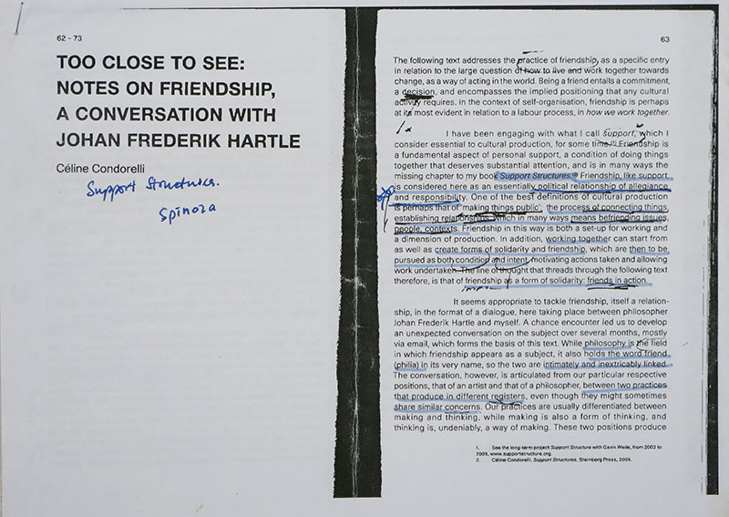 Too Close to See: Notes on Friendship, A Conversation with Johan Frederik Hartle