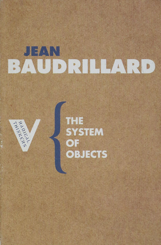 The System of Objects