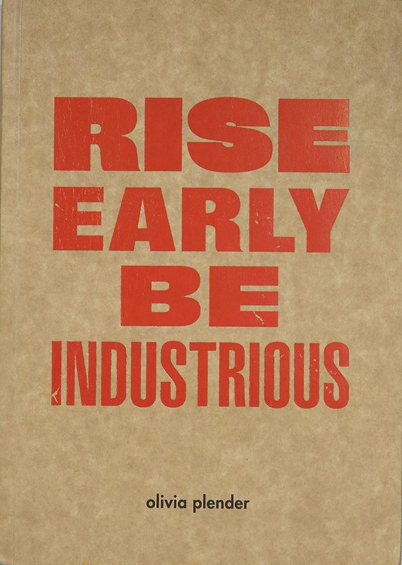 Rise Early, Be Industrious