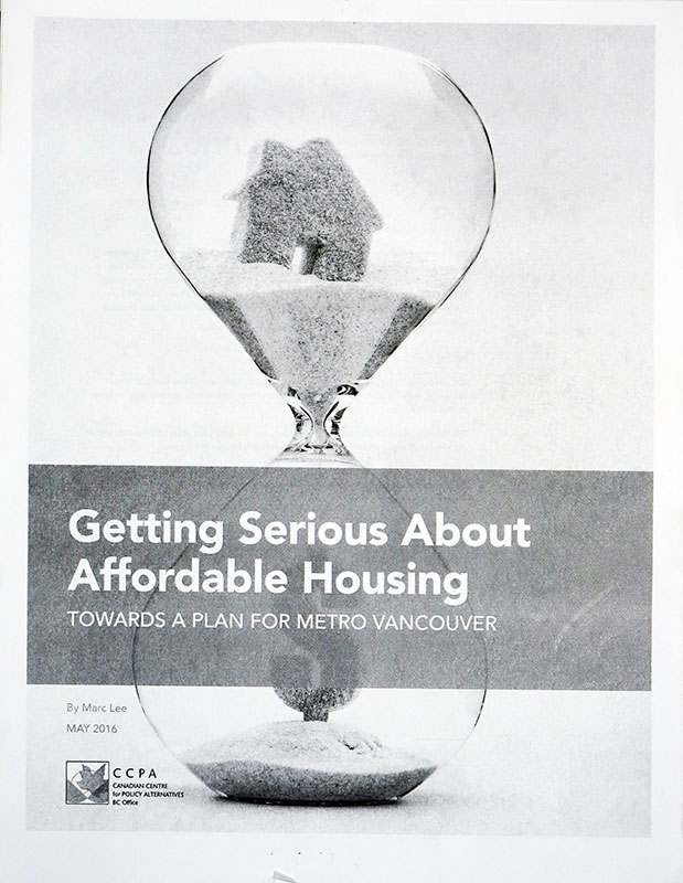 Getting Serious About Affordable Housing:
Towards a Plan for Metro Vancouver