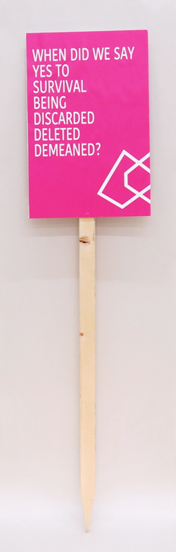 WHEN DID WE SAY YES TO SURVIVAL BEING DISCARDED DELETED DEMEANED?