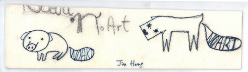 NOART Pooping Dog and Pooping Pig